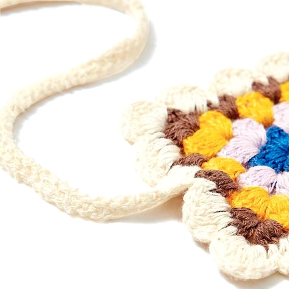 ‼️ SALE ‼️ Beautiful Multi Color Crochet Knit Headband or Sash - Picture 2 of 5